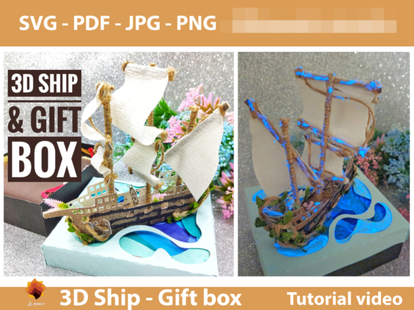 3D Simple Ship Template: A Versatile 3D SVG for Shapes