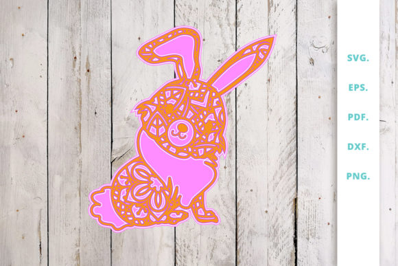 3D SVG Bunny Shapes: A Seller's Review of Mandala Art