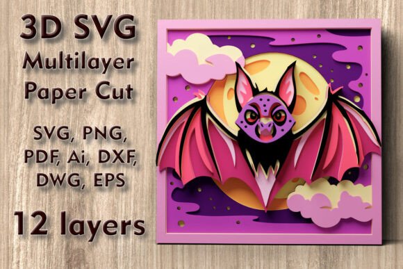 Bat 3D SVG: A Halloween Asset Review