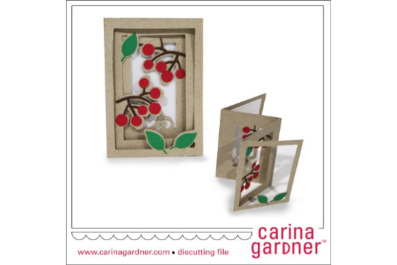 Berry Accordion Card: A 3D SVG Shape for Crafters
