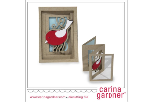 Bird Accordion Card: A 3D SVG Shape for Crafters