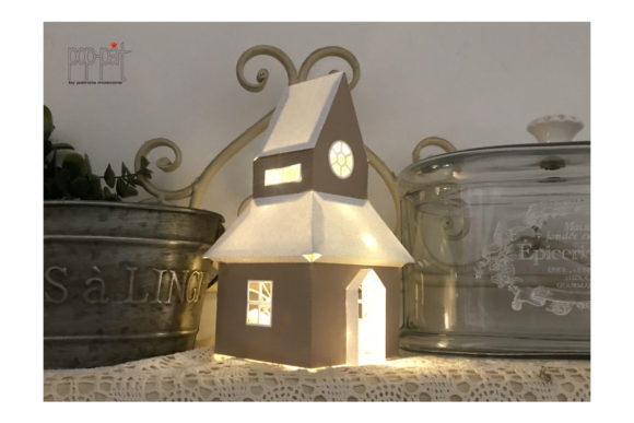 Christmas Church 3D SVG for Festive Crafts
