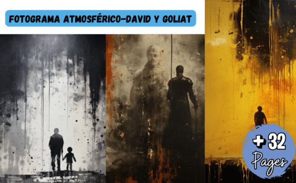 Fotograma Atmosférico David y Goliat: Graphics & Illustrations