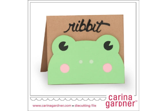 Frog Card: A 3D SVG Shape for Digital Sellers