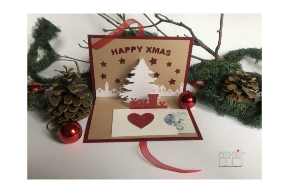 Happy Xmas 3D SVG for Festive Christmas Projects