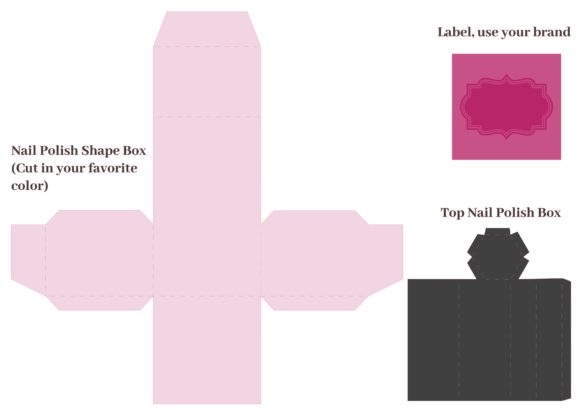 Nail Polish Shape Box: A 3D SVG for Unique Shapes