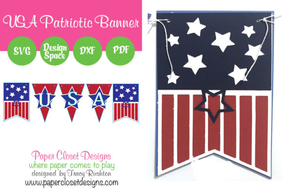 Patriotic July 4th USA Banner: A 3D SVG Shapes Review