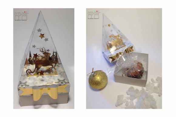 Reindeer Box: A 3D SVG Shape for Holiday Design