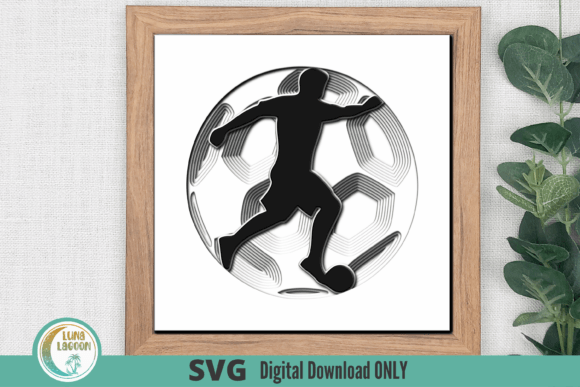 Review: Soccer 3D SVG for Shadow Boxes & Web