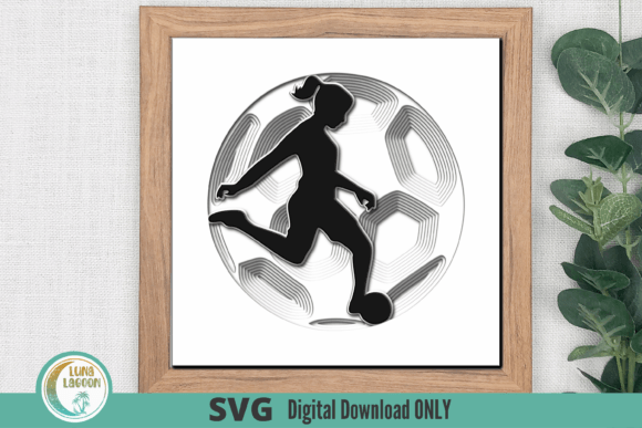 Review: Soccer Fútbol 3D SVG for Shadow Boxes