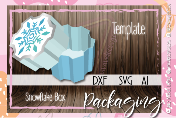 Snowflake Box: A 3D SVG Shape for Holiday Crafts